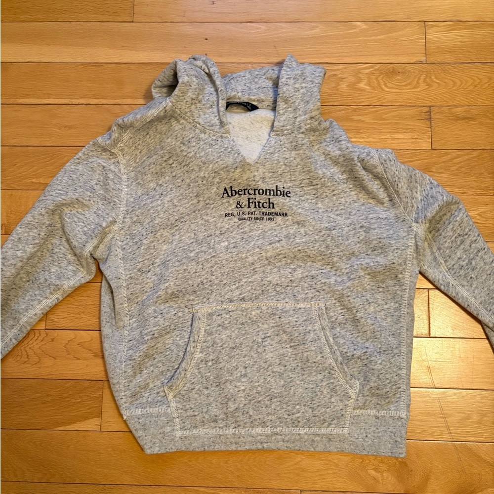 Abercrombie & Fitch Heather Gray Hoodie